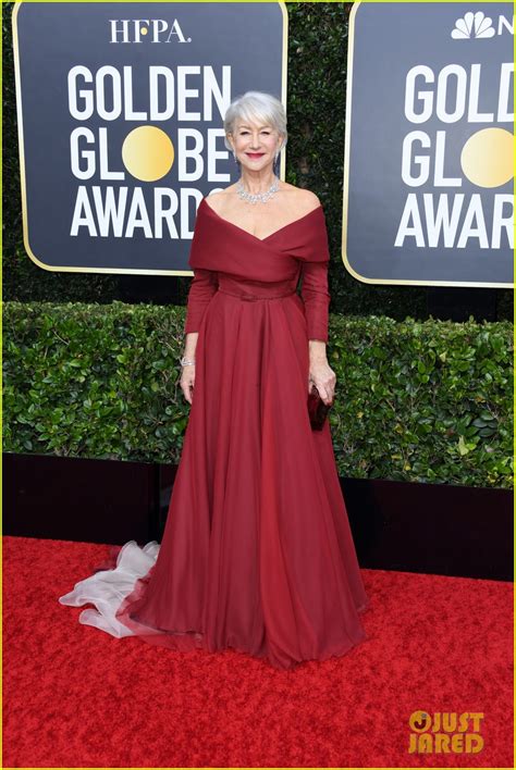 Helen Mirren In Dior 2020 Golden Globe Awards