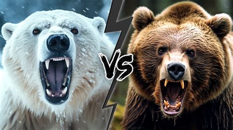 fight polar bear  grizzly bear   win youtube
