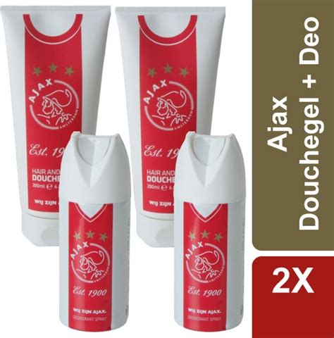 ajax douchegel  deodorant  roodwit voordeelverpakking bolcom