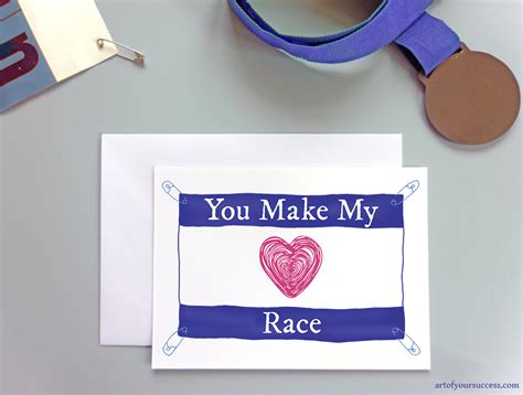 heart race art   success
