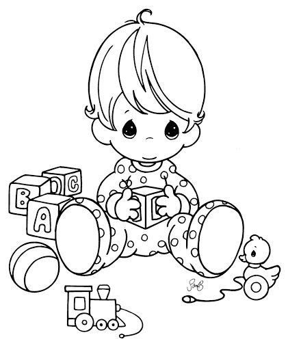 baby boy coloring pages coloring home
