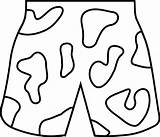 Celana Gambar Pendek Vector Pantai Mewarnai Openclipart Publicdomains Vektor Silhouette Camp Publik Abm Banho Roupa Freesvg sketch template