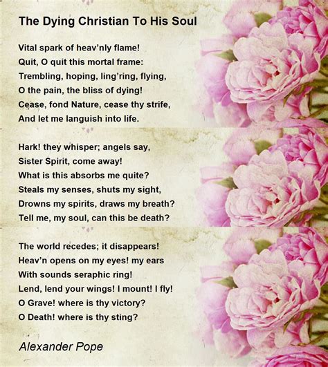 dying christian   soul poem  alexander pope poem hunter