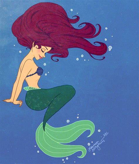 Disney Princess Ariel Art Creative Pretty Little Mermaid Fanart