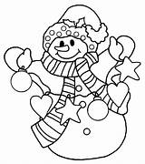 Snowman Coloring Christmas Pages Kids Printable Cute Sheets Kindergarten Color Winter Colouring Snow Para Print Cartoon Simple Holiday Colorear Book sketch template