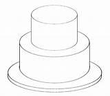Cake Outline Template Printable Templates Drawing Birthday Wedding Tier Clipart Cakes Vector Drawn Blank Coloring Tiered Sketch Drawings Own Decorating sketch template