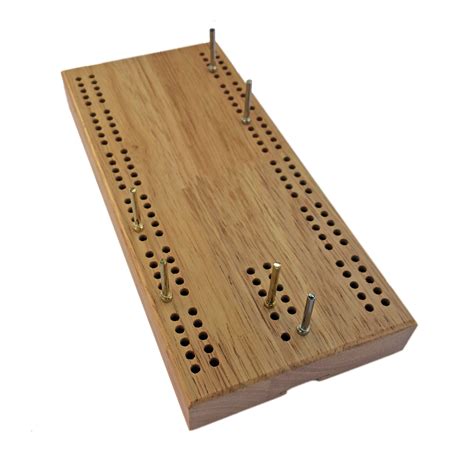 travel  track wooden cribbage board   wood expressions