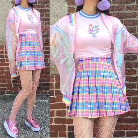 Koko Pink Holo Sheer Iridescent Jacket Пастельная мода Стильные