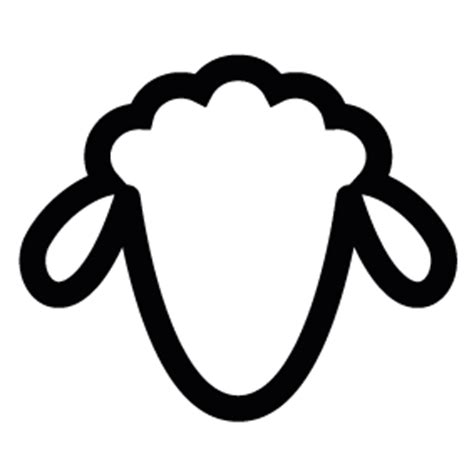 sheep head outline clipart clip art library