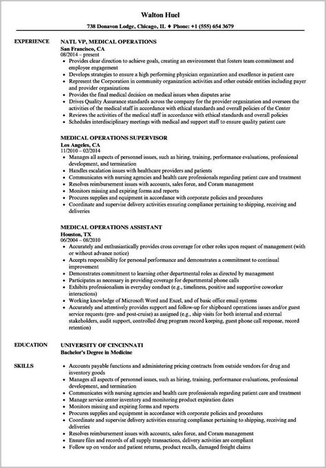 sample health care manager resume resume  gallery