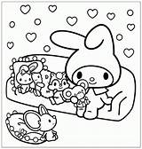Coloring Pages Kuromi Colouring Popular sketch template