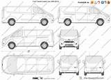 Transit Ford Custom Vector Drawing Lwb Blueprints Choose Board Vehiculos Pinu Zdroj sketch template