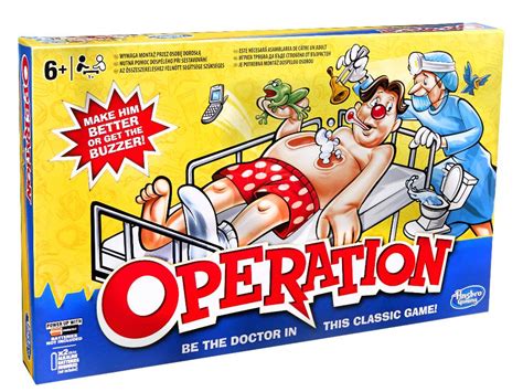 operation board game hasb jedko games