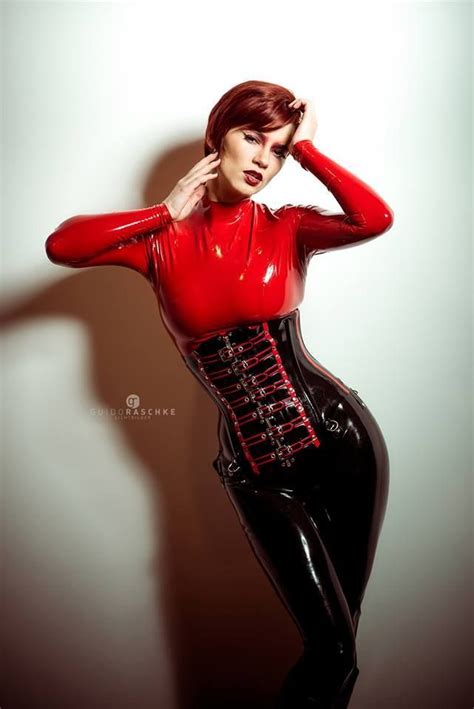 pin on red latex crazy