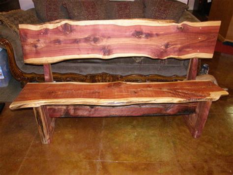 rustic weastern red cedar bench  tiny  lumberjocks
