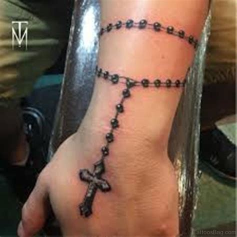 30 Cool Rosary Tattoos On Hand