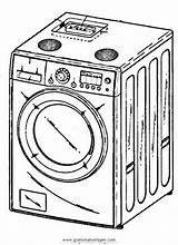 Waschmaschine Elettrodomestici Malvorlagen Malvorlage Misti Kategorien sketch template