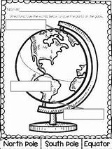 Globe Worksheets Label Geography Globes Equator Result Homework Continents sketch template