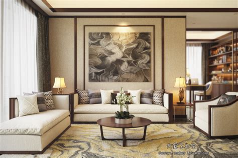 beautiful apartment interior design  chinese style roohome