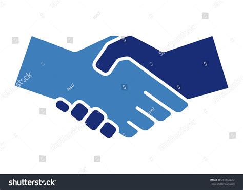 handshake icon stock vector  shutterstock