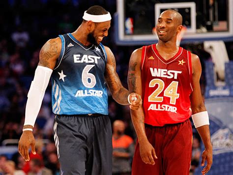 kobe lebron continue  lead      nba  star