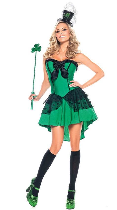Hot Female Leprechaun Sexy Lucky Green Female Irish