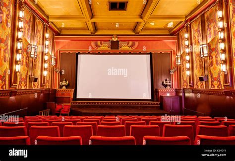 classic  film theatre  red chairs stock photo alamy