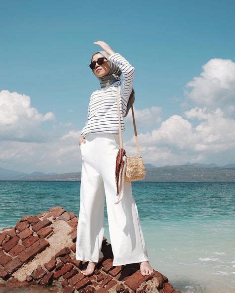 beach hijab style ideas hijab casual fashion clothes women