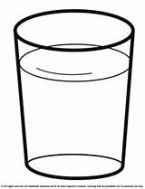 Water Glass Clipart Cup Coloring Pages Milk Drawing Bottle Drink Drinking Kids Drinks Clip Color Printable Lemonade Clipartmag Getdrawings Sheets sketch template