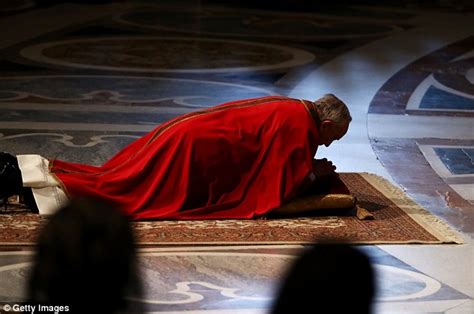 the grounded pontiff pope francis pictured lying on the