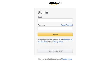 amazon redesigns  login page    time  decades