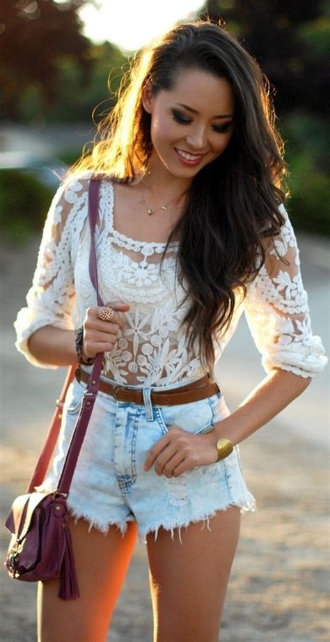 50 styling ideas to wear high waisted shorts and jeans teen movies school parties and simple