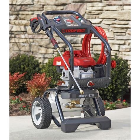 troy bilt xp  psi  gpm cold water gas pressure washer  honda carb   gas pressure