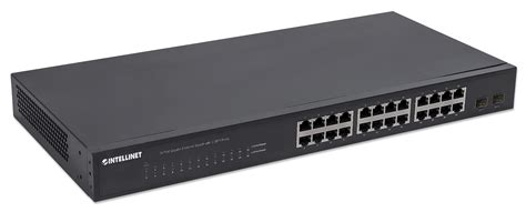 intellinet  port gigabit ethernet switch   sfp ports