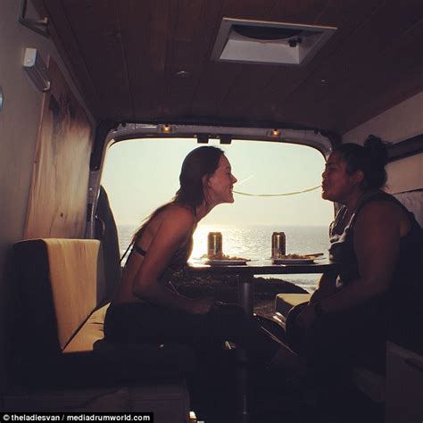 California Couple On Their Van Life In A Converted Transit Daily Mail