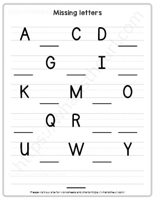 missing letters alphabet worksheet  home teacher