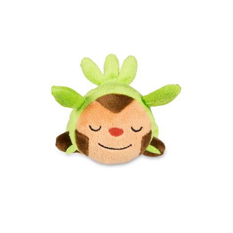 sleeping chespin poké plush kuttari cutie plush toy pokémon center original