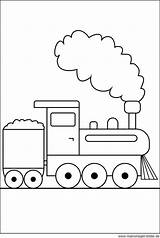 Eisenbahn Lokomotive Ausmalbilder Zug Malvorlage Malen Kleurplaat Ausmalbild Rot Duplo Tut sketch template