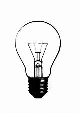 Bulb Coloring Light Large sketch template