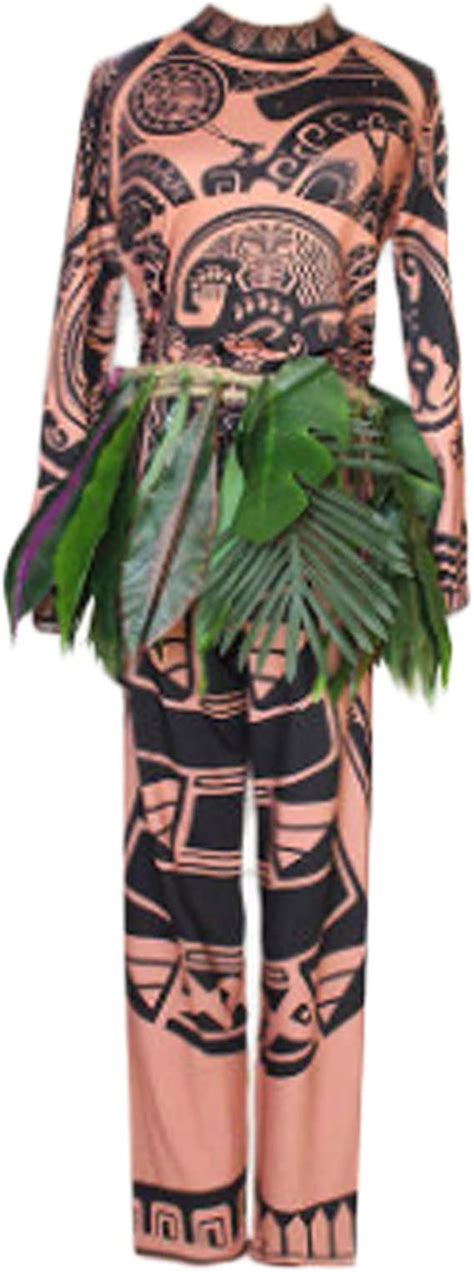 Fanstyle Halloween Costumes Moana Cosplay Maui Suit Maui Tops Pants