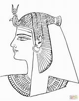 Coloring Egyptian Egypt Ancient Nefertiti Pages Drawing Queen Face Tomb Rameses Iii Color Sheet Mask Death Printable Getdrawings Getcolorings Pharaoh sketch template