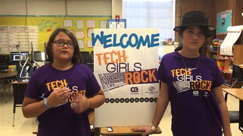 tech girls rock austin teen reporter camil and emily wrap up interview youtube