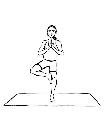 jessica lynn clark illustration yoga poses
