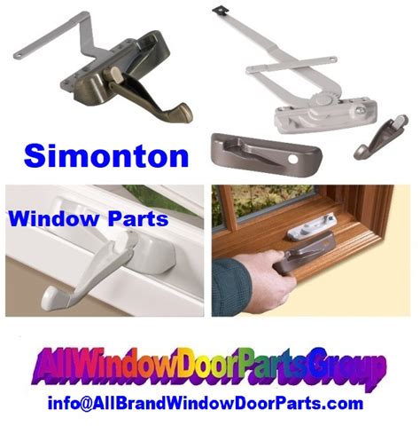 simonton casement window hardware dual arm operator  window door parts group