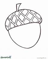 Acorn Coloring Pages Color Sheet Fall Colouring Sheets Alphabet Creative Fruits Da Tumblr sketch template