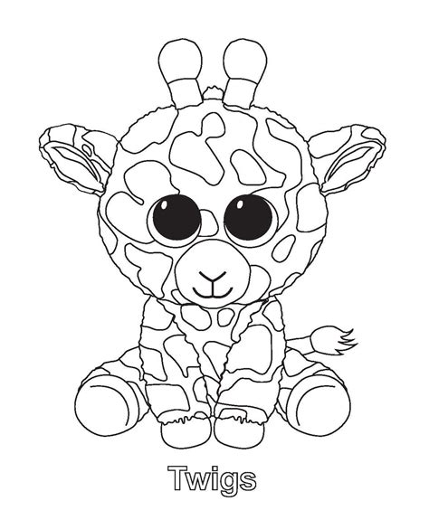 beanie boo coloring pages photo  coloring pages  juno ty