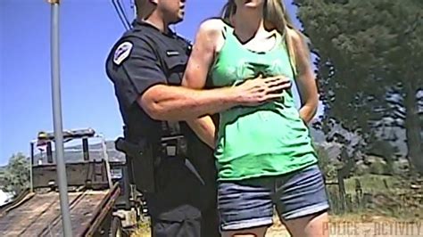 dashcam woman claims cop wrongfully arrested and groped her youtube