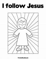 Bible Jesus Coloring Follow Pages Colouring Crafts Following Preschool Do Story Printables School Sheets Sunday Kids Children Light Color Friend sketch template