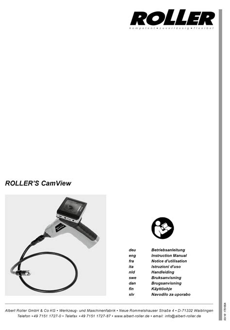 roller camview instruction manual   manualslib