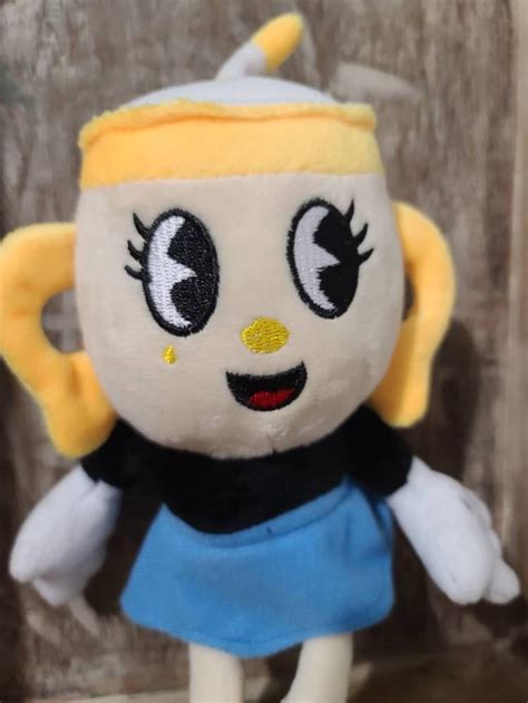 Game Cuphead Mugman Ms Chalice Stuffed Plush Toy Doll 25cm Etsy